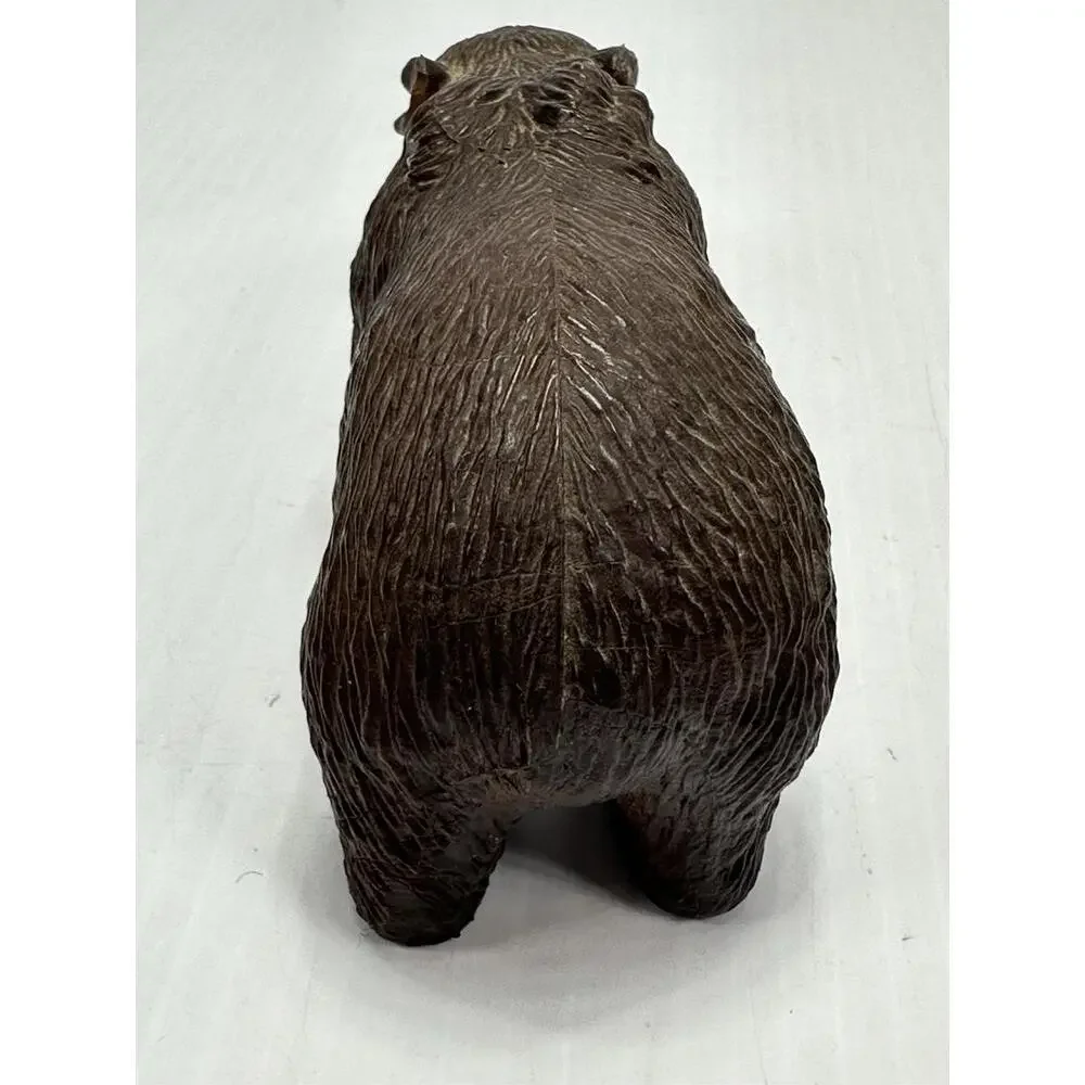 Vintage Brown Grizzly Bear Open Mouth PVC Figure‎ AAA 6
